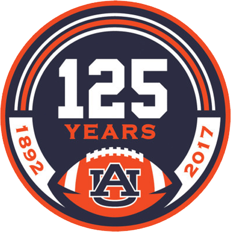 Auburn Tigers 2017 Anniversary Logo DIY iron on transfer (heat transfer)